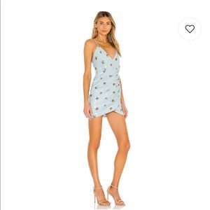 Superdown sparkly stars formal mini dress